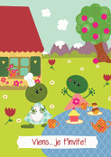 L'invitation des grenouilles en f&ecirc;te